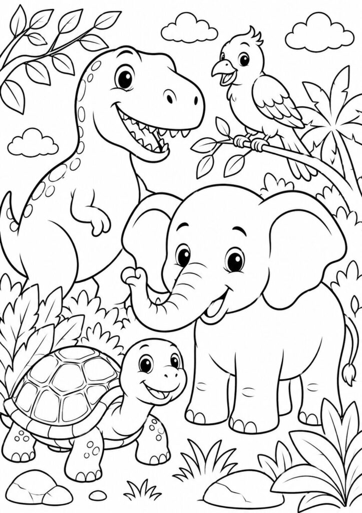 Animal Coloring Pages cover