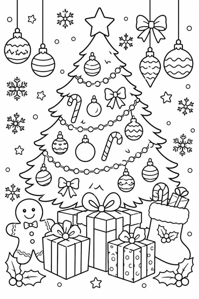 Christmas Coloring Pages cover